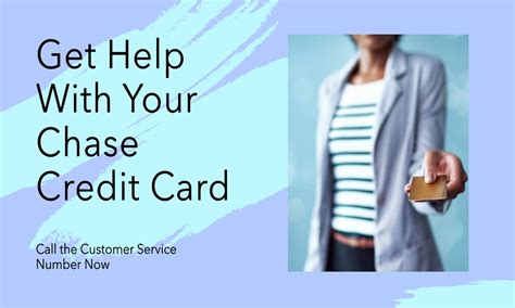 chase credit card customer service number.